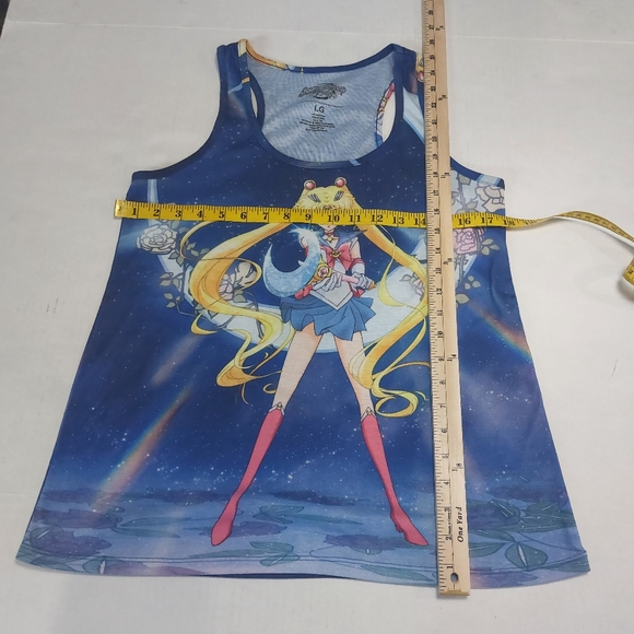 Sailor Moon Crystal Animated Tank Top Size Large - Picture 8 of 9